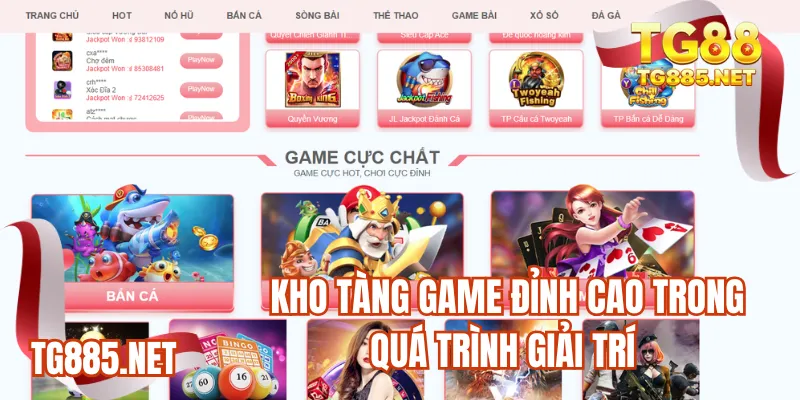 Kho tàng game đỉnh cao trong quá trình giải trí